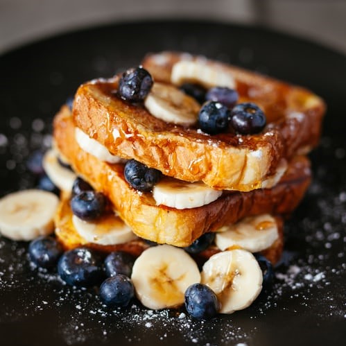 French Banana Toast
